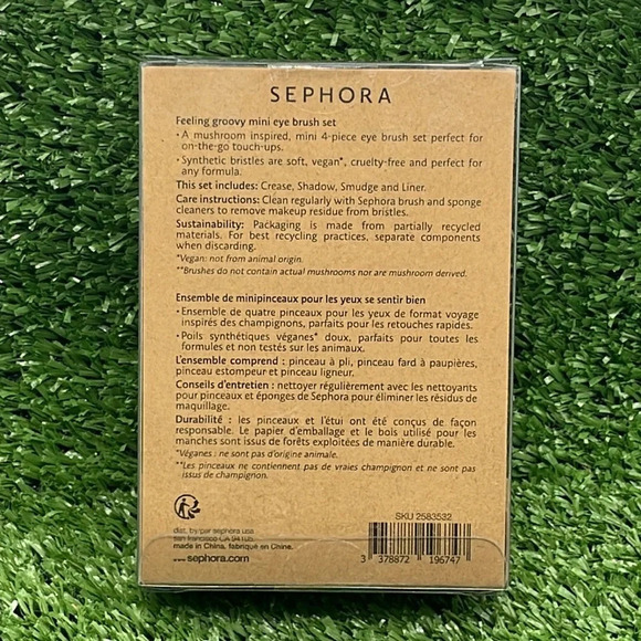 🎉HOST PICK x 2🎉SEPHORA COLLECTION Feeling Groovy Mini Eye Brush Set, LTD EDITION - Picture 2 of 9